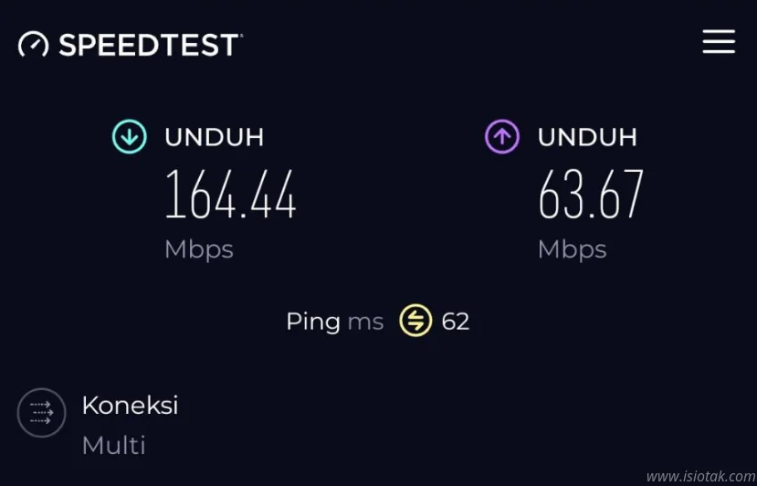 DW5821e Speedtest
