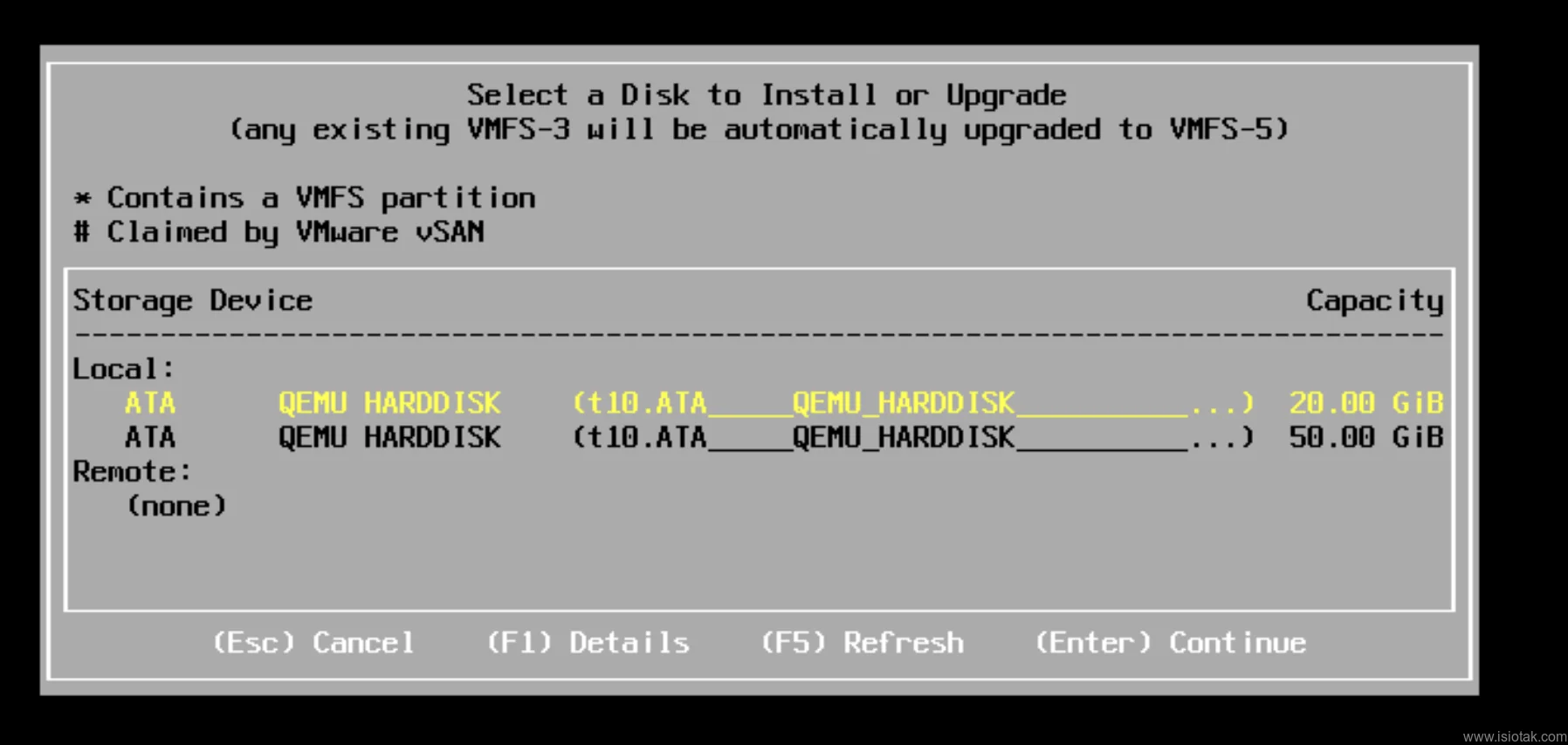 set disk priority for esxi