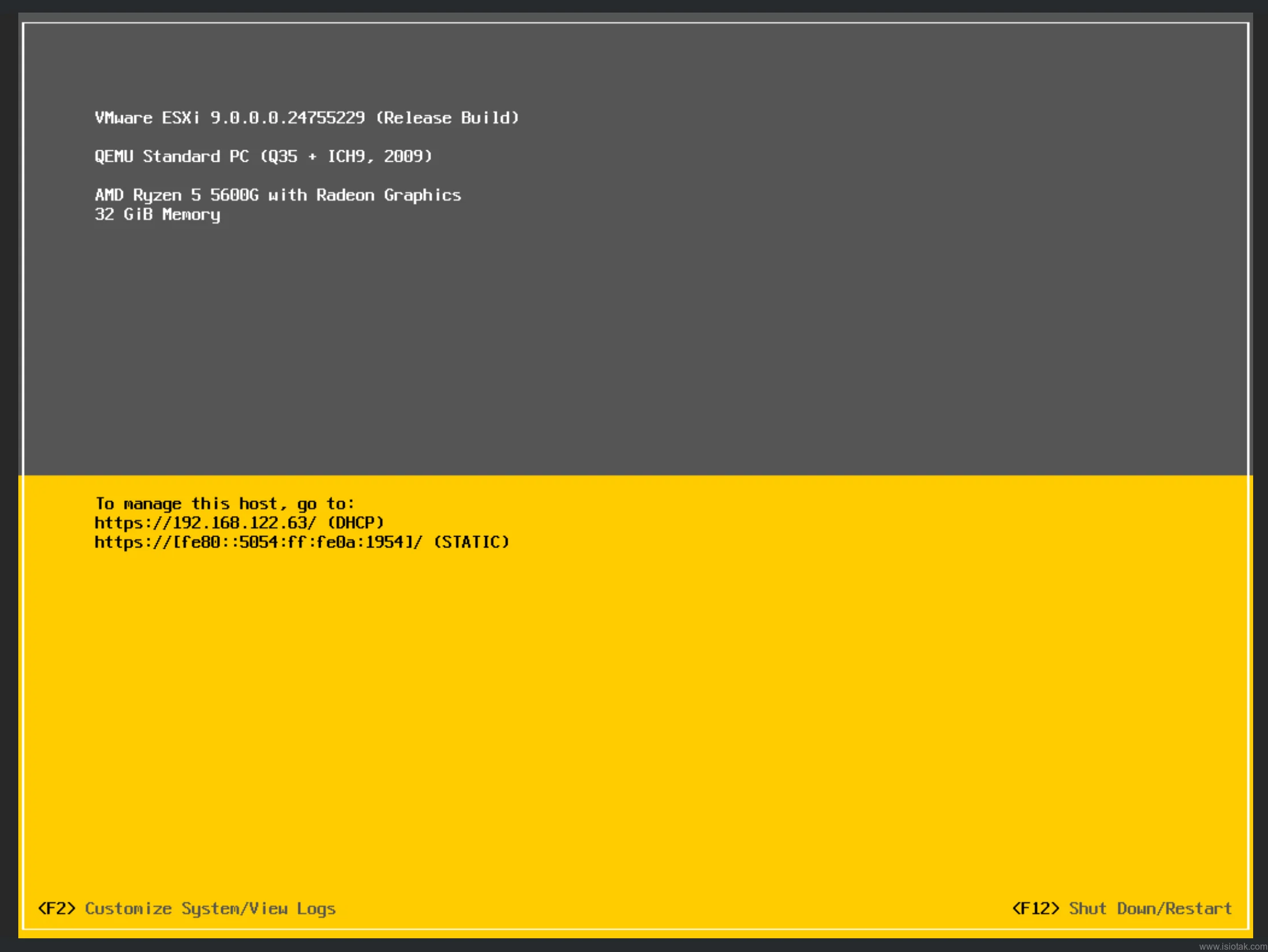first look after installation success