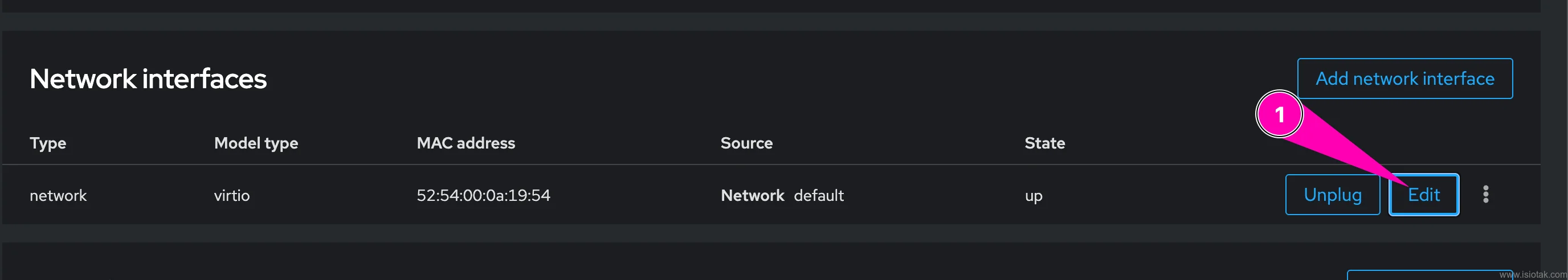 network configuration for communication betwen host and vm in esxi