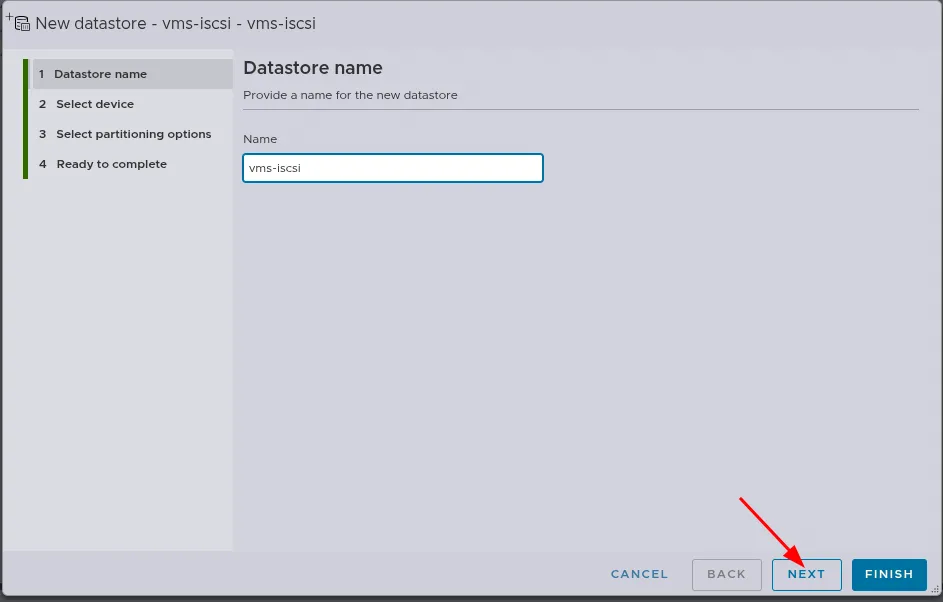 menambah nama untuk datastore