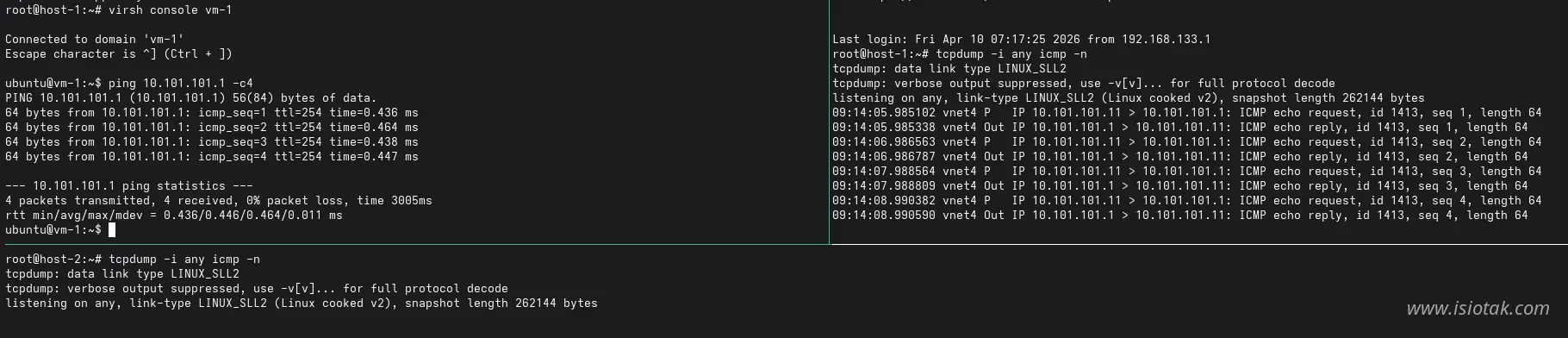 all vm can ping to gateway
