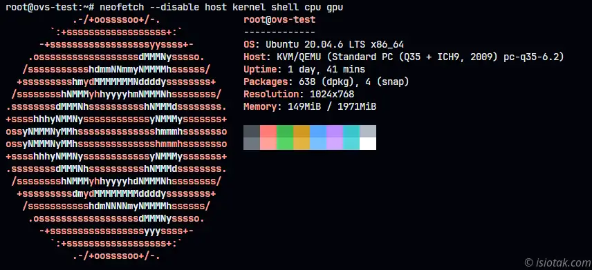 neofetch installed